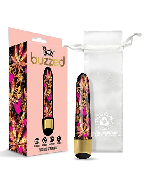 Vibrators Global Novelties LLC Buzzed 5 Mini Vibe Pink Kush