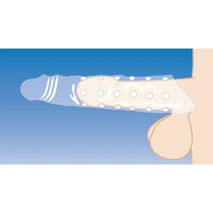 Anal Size Matters 3 Inch Clear Extender Sleeve Anal Size Matters 3 Inch Clear Extender Sleeve