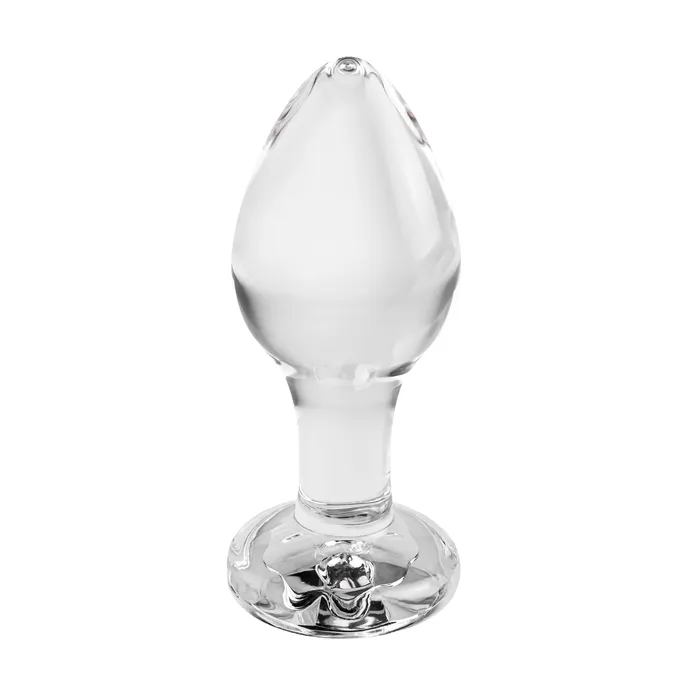 Anal Pink Gem Glass Plug Medium Pink Adam and Eve Anal Pink Gem Glass Plug Medium Pink Adam and Eve