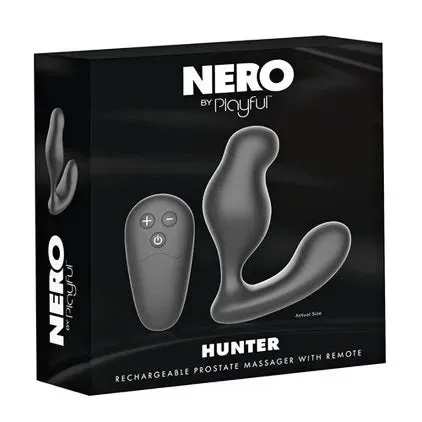 PLAYFUL NERO RECHARGEABLE PROSTATE MASSAGER W REMOTE Anal