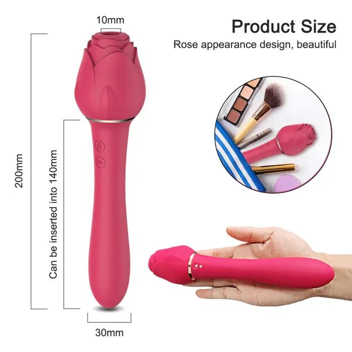 Vibrators Rose Vibrators For Women Vagina Sucking Clitoris Stimulator G Spot Powerful Vibrating Dildo EVEs SECRETS